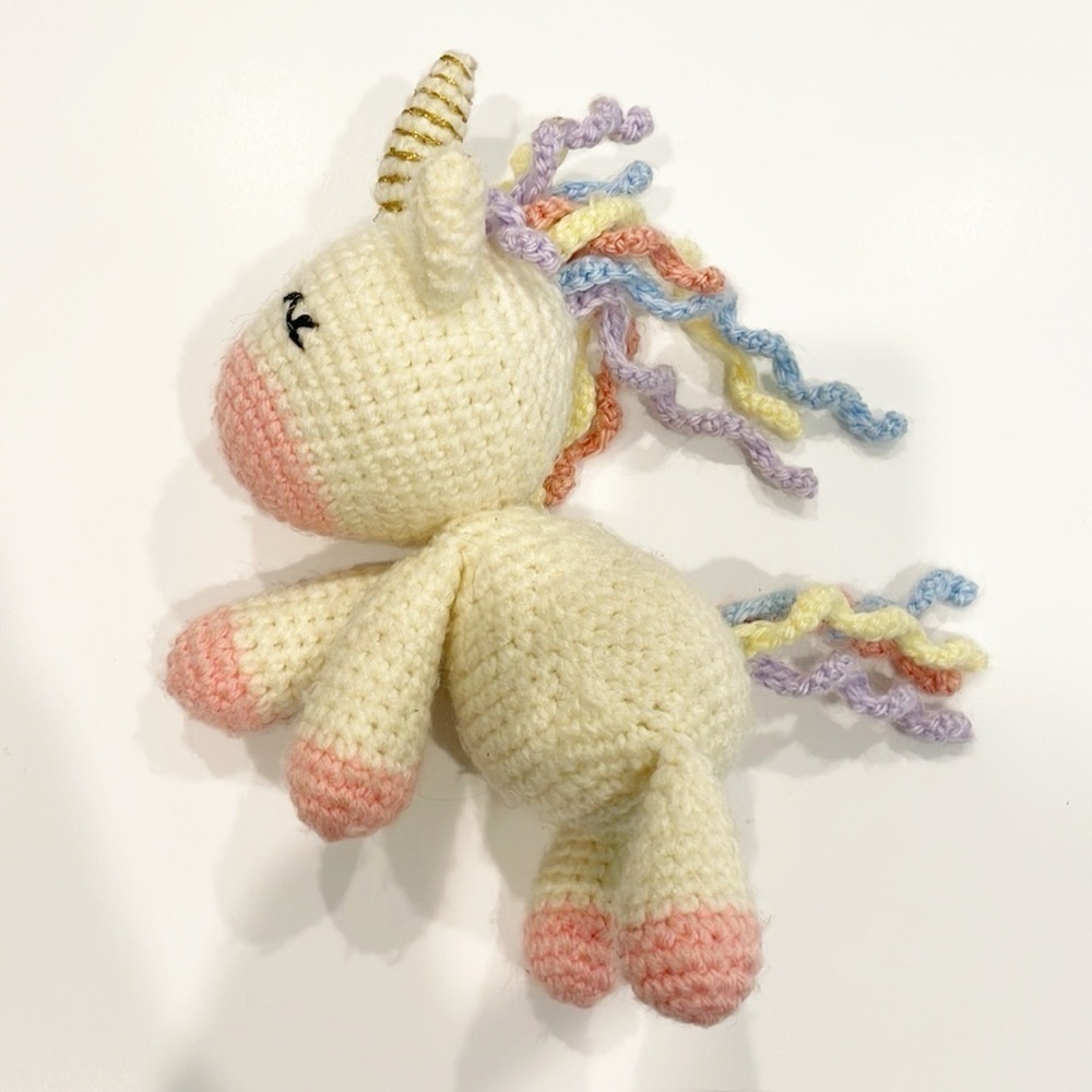 Crochet Unicorn Plush Toy